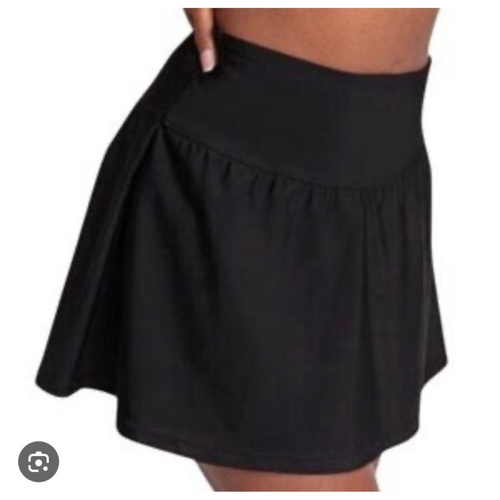 Empetua by Shapermint High-Waisted Full Coverage Swim Skirt - Black NWT